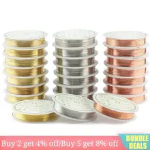Cord-String Beading-Wire Bracelet Jewelry Craft-Making Necklace Diy Colorfast Gold/rose-Gold Cord-String Beading-Wire Bracelet Jewelry Craft-Making Necklace Diy Colorfast Gold/rose-Gold