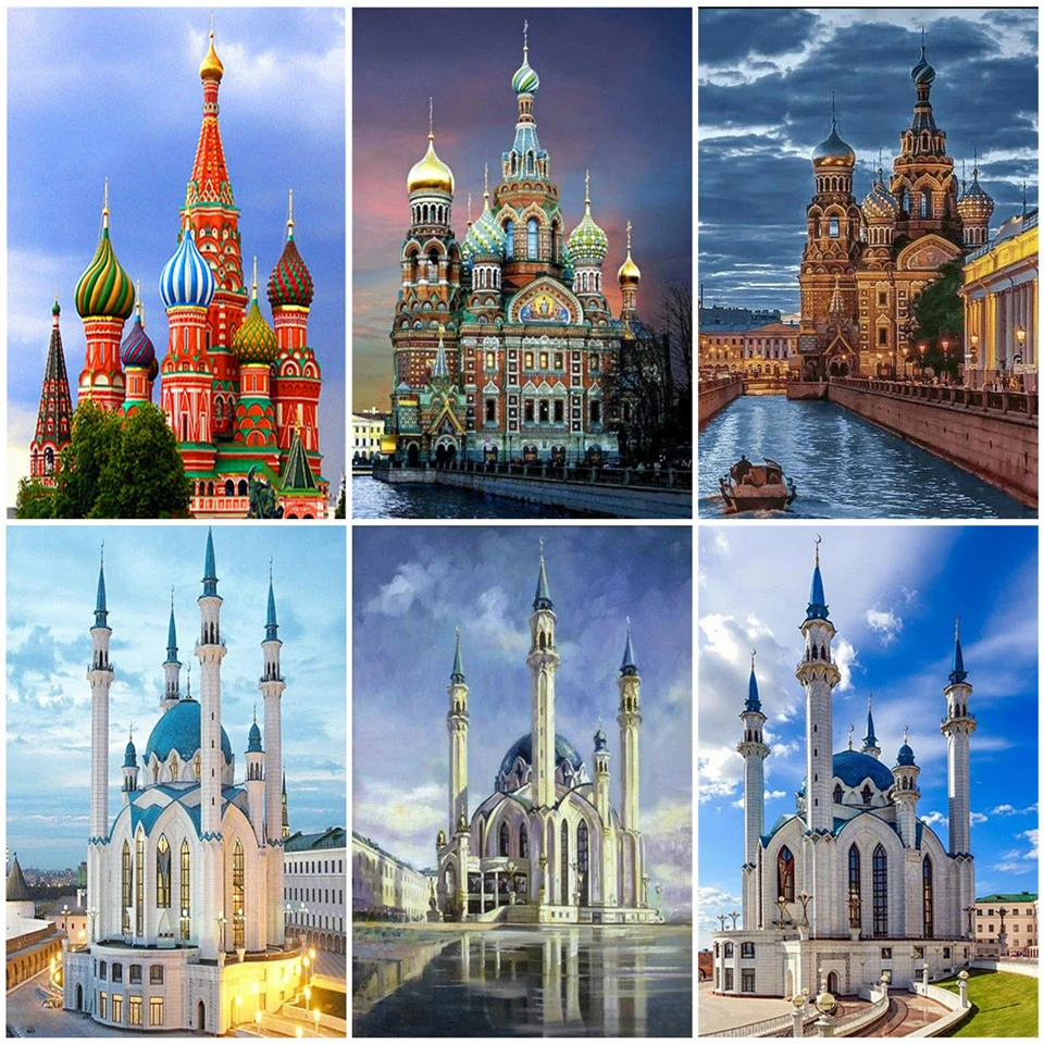 AZQSD 5D DIY Diamond Painting Church Full Square Drill Picture Rhinestones Diamond Mosaic Mosque Landscape Handmade Gift
AZQSD 5D DIY Diamond Painting Church Full Square Drill Picture Rhinestones Diamond Mosaic Mosque Landscape Handmade Gift