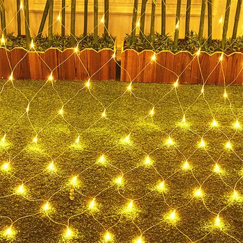 Thrisdar 2*2M 3*2M LED Fishing Net Mesh String Light Christmas Party Wedding Fairy String Light Window Curtain Garland Light
Thrisdar 2*2M 3*2M LED Fishing Net Mesh String Light Christmas Party Wedding Fairy String Light Window Curtain Garland Light
