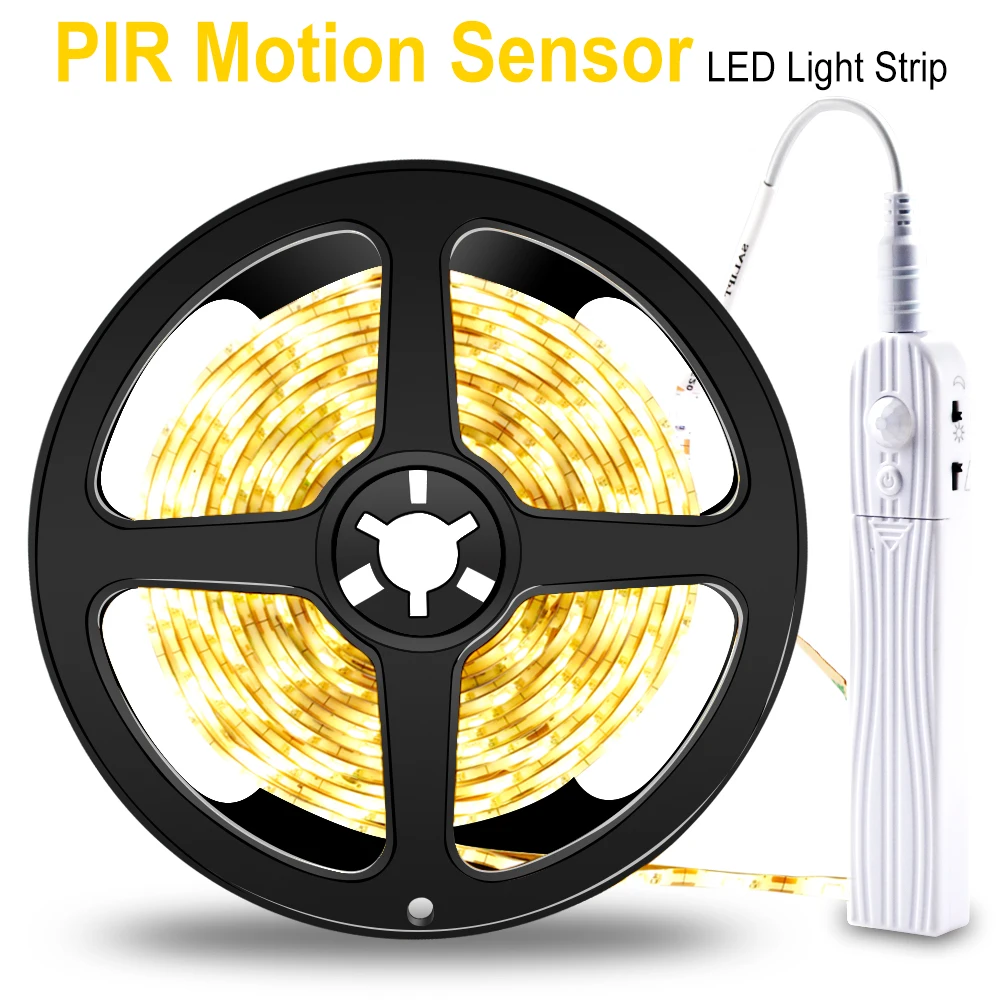 PIR Sensor LED Strip 5V 0.5M~5M Waterproof Motion Sensor Lamp Battery Switch USB Led Strip Light Night Kitchen Bedroom Lighting
PIR Sensor LED Strip 5V 0.5M~5M Waterproof Motion Sensor Lamp Battery Switch USB Led Strip Light Night Kitchen Bedroom Lighting