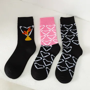 Sweet Woman Sock Heart Socks for Women Colorful Style Ladies High Standard Soft Sox Female Cotton Trendy Spring Autumn Skarpetki 
Sweet Woman Sock Heart Socks for Women Colorful Style Ladies High Standard Soft Sox Female Cotton Trendy Spring Autumn Skarpetki
