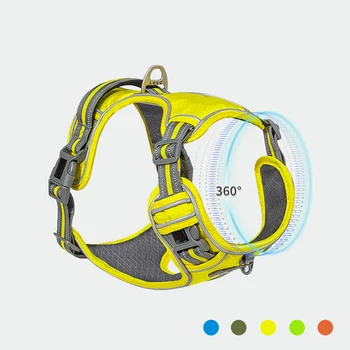 Reflective Pet Dog Harness For Dogs Outdoor Training Vest Nylon Adjustable Safety Pet Chest Strap All Weather Padded Supplies
Reflective Pet Dog Harness For Dogs Outdoor Training Vest Nylon Adjustable Safety Pet Chest Strap All Weather Padded Supplies