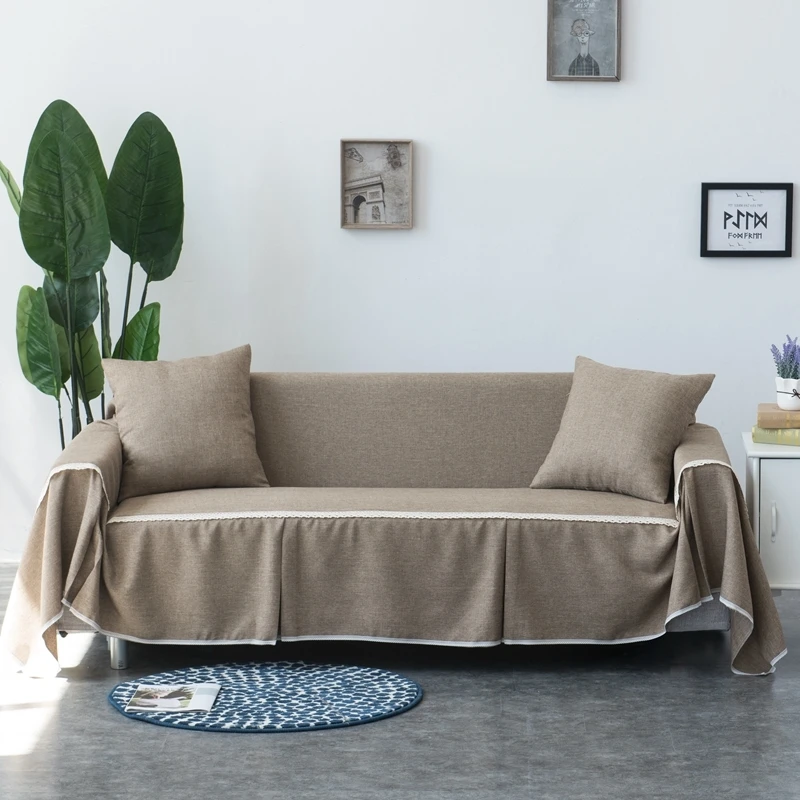 Solid Color Slipcover Fabric Sofa Cover Home Universal Sofa Towel All-inclusive Dust Couch Cover Four Season Living Room Decor
Solid Color Slipcover Fabric Sofa Cover Home Universal Sofa Towel All-inclusive Dust Couch Cover Four Season Living Room Decor