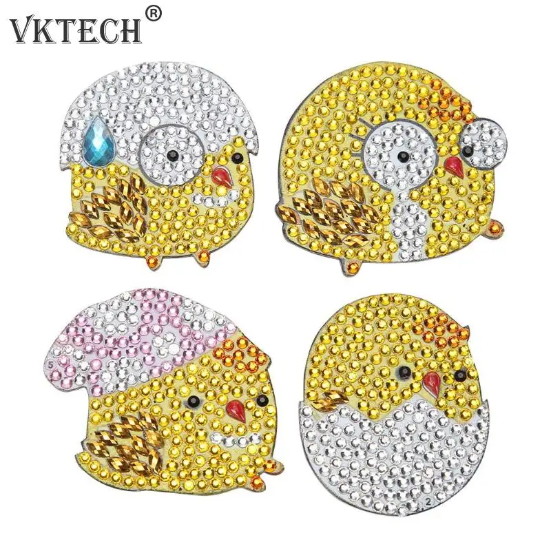 4pcs DIY Full Drill Special Shaped Diamond Painting Fridge Magnet Sticker Diamond Embroidery Chicken Heart Home Kitchen Decor
4pcs DIY Full Drill Special Shaped Diamond Painting Fridge Magnet Sticker Diamond Embroidery Chicken Heart Home Kitchen Decor