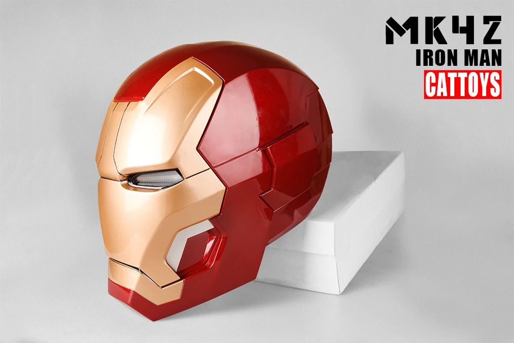 CATTOYS Iron Man MK42 Cosplay Mask Helmet LED Lighting 1:1 Wearable Manual Open
CATTOYS Iron Man MK42 Cosplay Mask Helmet LED Lighting 1:1 Wearable Manual Open