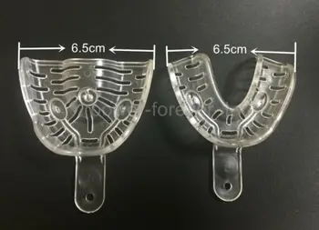 Dental Clear Impression Trays Small 5# 6# Upper Lower Tray Orthodontic 121℃ 6.5cm 1Pair=Upperx1+Lowerx1 
Dental Clear Impression Trays Small 5# 6# Upper Lower Tray Orthodontic 121℃ 6.5cm 1Pair=Upperx1+Lowerx1