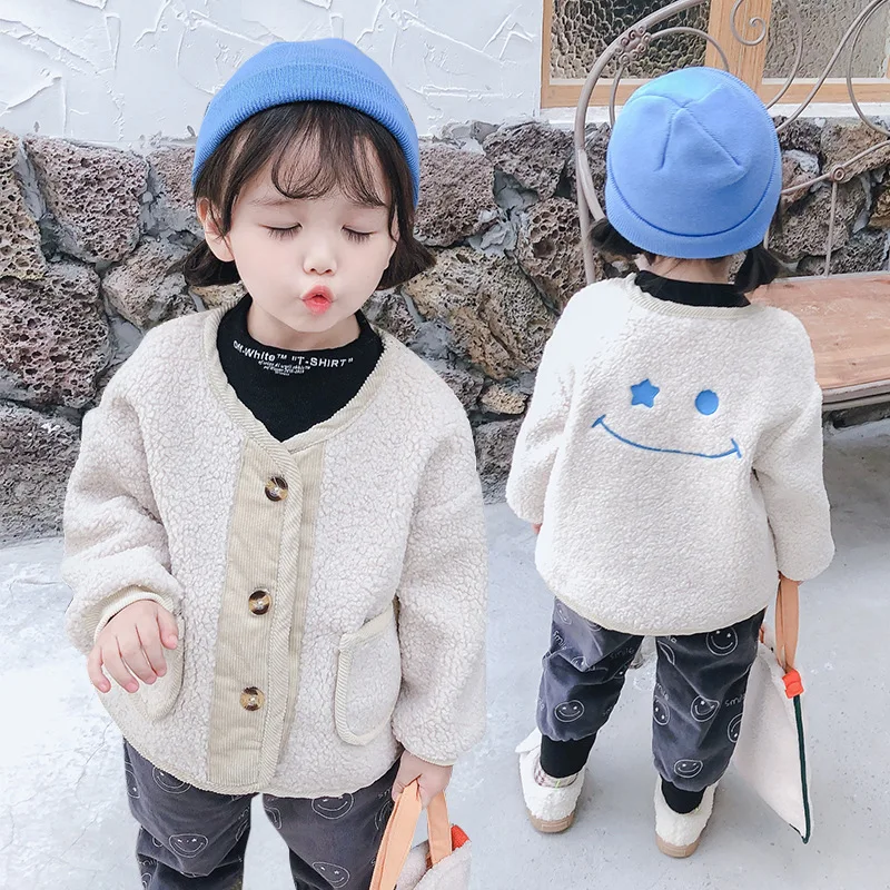 2020 Spring And Autumn New Style Children Girls Versatile chao yang Gas Versatile Smiley plus Velvet Jacket Kmt-c8876
2020 Spring And Autumn New Style Children Girls Versatile chao yang Gas Versatile Smiley plus Velvet Jacket Kmt-c8876