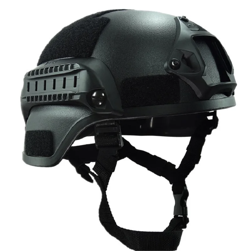 

High Quality Tactical Military Fan Helmet Guide Rail Action Version Multifunctional MICH2000 Riding Real CS Helmet