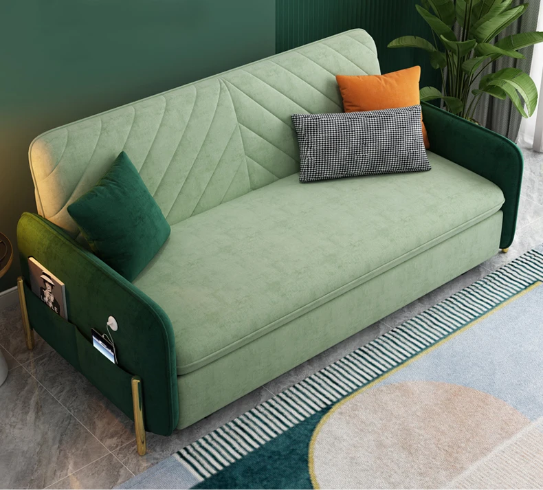 Sofa bed dual-use foldable living room multi-function small family storage economy Sofa bed dual-use foldable living room multi-function small family storage economy