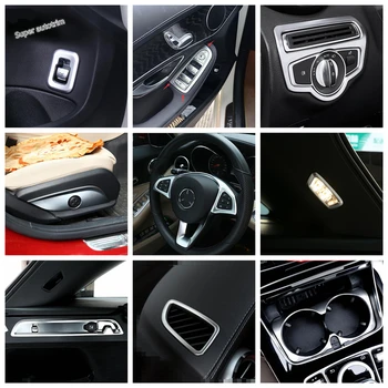 Lapetus Matte Interior Refit Kit Safety Belt Buckle / Cup Holder Air AC Panel Cover Trim For Mercedes-Benz GLC X253 2016 - 2020
Lapetus Matte Interior Refit Kit Safety Belt Buckle / Cup Holder Air AC Panel Cover Trim For Mercedes-Benz GLC X253 2016 - 2020