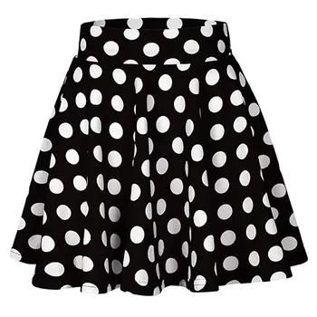 Summer women's skirt fashion sexy slim ruffled half-length pleated skirt dot high waist daily casual mini skirt
Summer women's skirt fashion sexy slim ruffled half-length pleated skirt dot high waist daily casual mini skirt