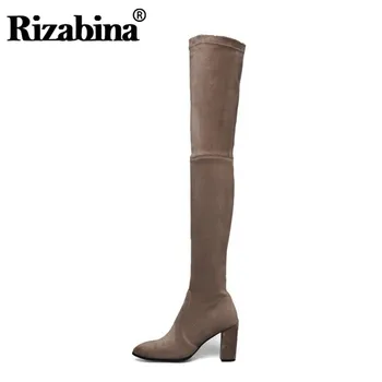 RIZABINA high quality women over knee boots sexy pointed toe square heel shoes winter warm long boots women footwear size 34-43
RIZABINA high quality women over knee boots sexy pointed toe square heel shoes winter warm long boots women footwear size 34-43
