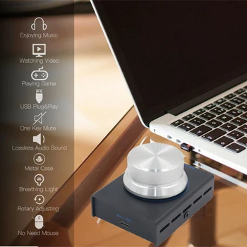 Speaker Tablet USB For Computer Knob Metal Multipurpose Audio Mini Multimedia Volume Controller Adjuster One Key Mute Lossless
Speaker Tablet USB For Computer Knob Metal Multipurpose Audio Mini Multimedia Volume Controller Adjuster One Key Mute Lossless