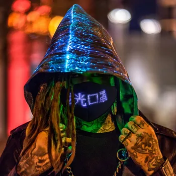 New LED Luminous Mask Bluetooth APP Edit Text Pattern USB Charging Mask Party Fashion Mask Christmas DIY Decoration Supplies
New LED Luminous Mask Bluetooth APP Edit Text Pattern USB Charging Mask Party Fashion Mask Christmas DIY Decoration Supplies
