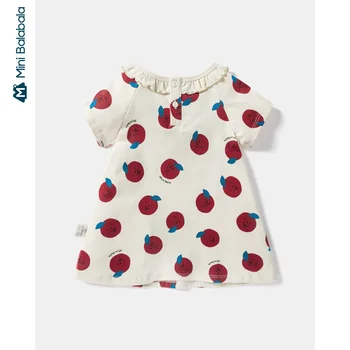 Minibala Children clothing 2020 summer baby baby fruit print cute A-line dress
Minibala Children clothing 2020 summer baby baby fruit print cute A-line dress
