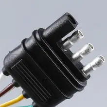 O chicote de fios leve do reboque adiciona o conector liso do fio do adaptador da maneira da tomada 4 do pino(China)
