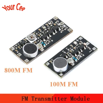 FM Transmitter Wireless Microphone Surveillance Frequency Board Module For Arduino Adjustable Capacitor DC 100M 800M 85-115MHz
FM Transmitter Wireless Microphone Surveillance Frequency Board Module For Arduino Adjustable Capacitor DC 100M 800M 85-115MHz