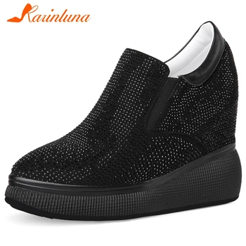 Karinluna 2020 Hot Sale Cow Suede Wedges High Heels Shoes Woman Pumps Slip-On Super High Heels Platform Pumps Women Shoes
Karinluna 2020 Hot Sale Cow Suede Wedges High Heels Shoes Woman Pumps Slip-On Super High Heels Platform Pumps Women Shoes