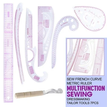 7pcs Multi-style Sewing French Curve Metric Ruler Measure For Sewing Dressmaking High Quality
7pcs Multi-style Sewing French Curve Metric Ruler Measure For Sewing Dressmaking High Quality