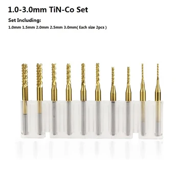 10pcs 3.175mm Drill Bits Engraving Bits CNC PCB Machinery 0.6-3.175mm Cutting For PCB, Mold, Plasti, Carbon Fiber,
10pcs 3.175mm Drill Bits Engraving Bits CNC PCB Machinery 0.6-3.175mm Cutting For PCB, Mold, Plasti, Carbon Fiber,