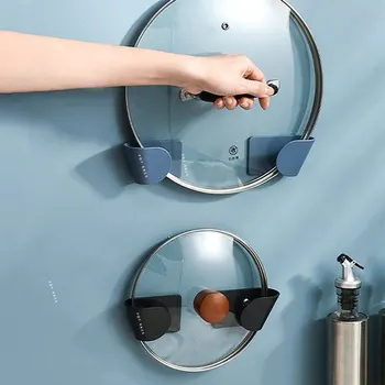 Multi-function Self Adhesive Kitchen Storage Pot Lid Holder Rack Pan Cover Storage Rack Pot Cover Rack Wall-mounted Kitchen Tool
Multi-function Self Adhesive Kitchen Storage Pot Lid Holder Rack Pan Cover Storage Rack Pot Cover Rack Wall-mounted Kitchen Tool