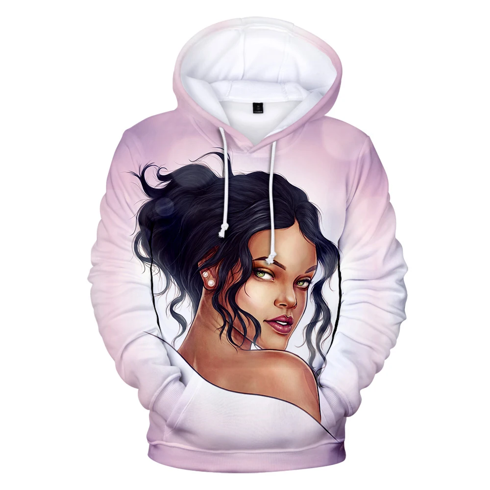 Rihanna 3D Print Hoodies Women/Men Fashion Winter/Autumn Long Sleeve Hooded Sweatshirts Casual jacket Cosplay Costume Clothes
Rihanna 3D Print Hoodies Women/Men Fashion Winter/Autumn Long Sleeve Hooded Sweatshirts Casual jacket Cosplay Costume Clothes