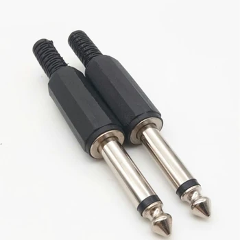 COMPSON 1/5/20pcs Mono channel audio amplifier microphone plug 6.35/6.5MM audio connector microphone plug plastic connector
COMPSON 1/5/20pcs Mono channel audio amplifier microphone plug 6.35/6.5MM audio connector microphone plug plastic connector