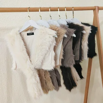 Women Autumn and Winter Scarf Shawl All-Matching Fake Collar Solid Color Cross Warm Plush Faux Fur Scarf
Women Autumn and Winter Scarf Shawl All-Matching Fake Collar Solid Color Cross Warm Plush Faux Fur Scarf