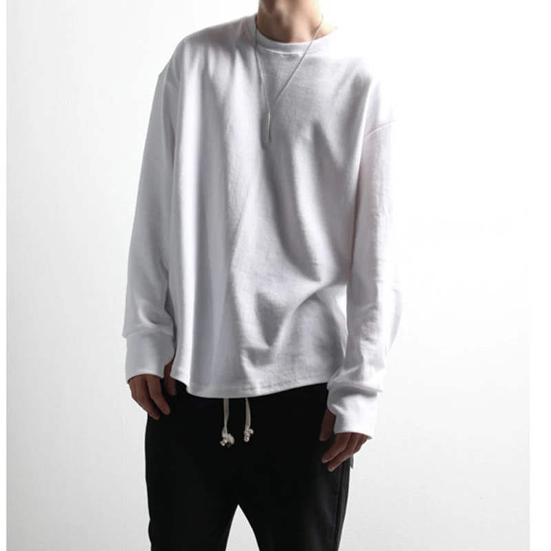 Men's Long Sleeve T-Shirt Spring And Autumn New Korean Fashion Hip Hop Street Irregular Casual Loose Large Size Jacket
Men's Long Sleeve T-Shirt Spring And Autumn New Korean Fashion Hip Hop Street Irregular Casual Loose Large Size Jacket