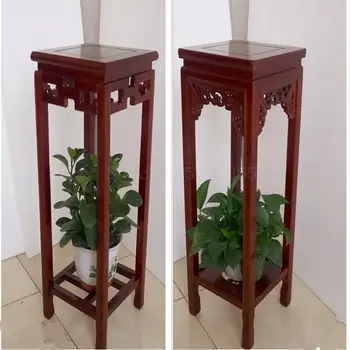 Flower stand solid wood Chinese style living room hanging orchid Elm wood antique square indoor shelf classical simple
Flower stand solid wood Chinese style living room hanging orchid Elm wood antique square indoor shelf classical simple