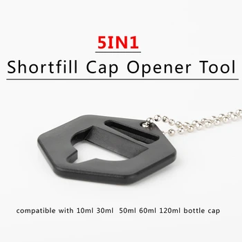Reewape 5IN1 Shortfill Cap Opener Tool Bottle Opener Opening Shooter Compatible with 10ml/30ml/50ml/60ml/120ml Bottle C
Reewape 5IN1 Shortfill Cap Opener Tool Bottle Opener Opening Shooter Compatible with 10ml/30ml/50ml/60ml/120ml Bottle C