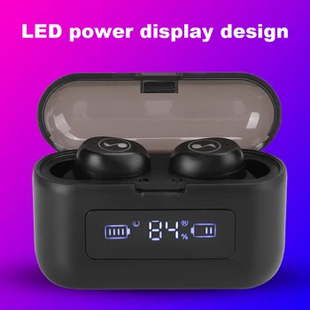 TWS Wireless Earbuds Bluetooth 5.0 Noise Reduction LED Headset Touch Screen Earphones 2000mAh Battery audifono
TWS Wireless Earbuds Bluetooth 5.0 Noise Reduction LED Headset Touch Screen Earphones 2000mAh Battery audifono