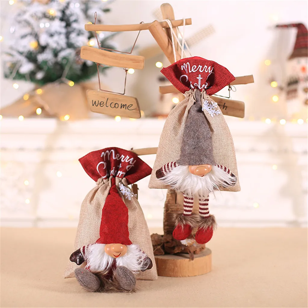 Фото Рождественские украшения для дома Подарочная сумка мультяшная - купить