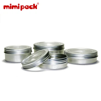 24pcs Multi-function Blank Silver mimipack Shallow Round Aluminium Cans with Screw Clear Window Lid for Cosmetic, Cream, Salve
24pcs Multi-function Blank Silver mimipack Shallow Round Aluminium Cans with Screw Clear Window Lid for Cosmetic, Cream, Salve