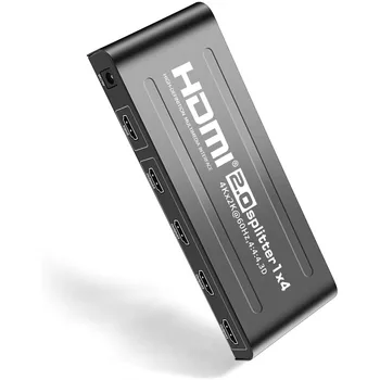1 Input 4 Output with AC Adapter 1x4 4K 60Hz HDMI 2.0 Splitter for PS4 HDTV DVD HD Connector Extension Adapter
1 Input 4 Output with AC Adapter 1x4 4K 60Hz HDMI 2.0 Splitter for PS4 HDTV DVD HD Connector Extension Adapter