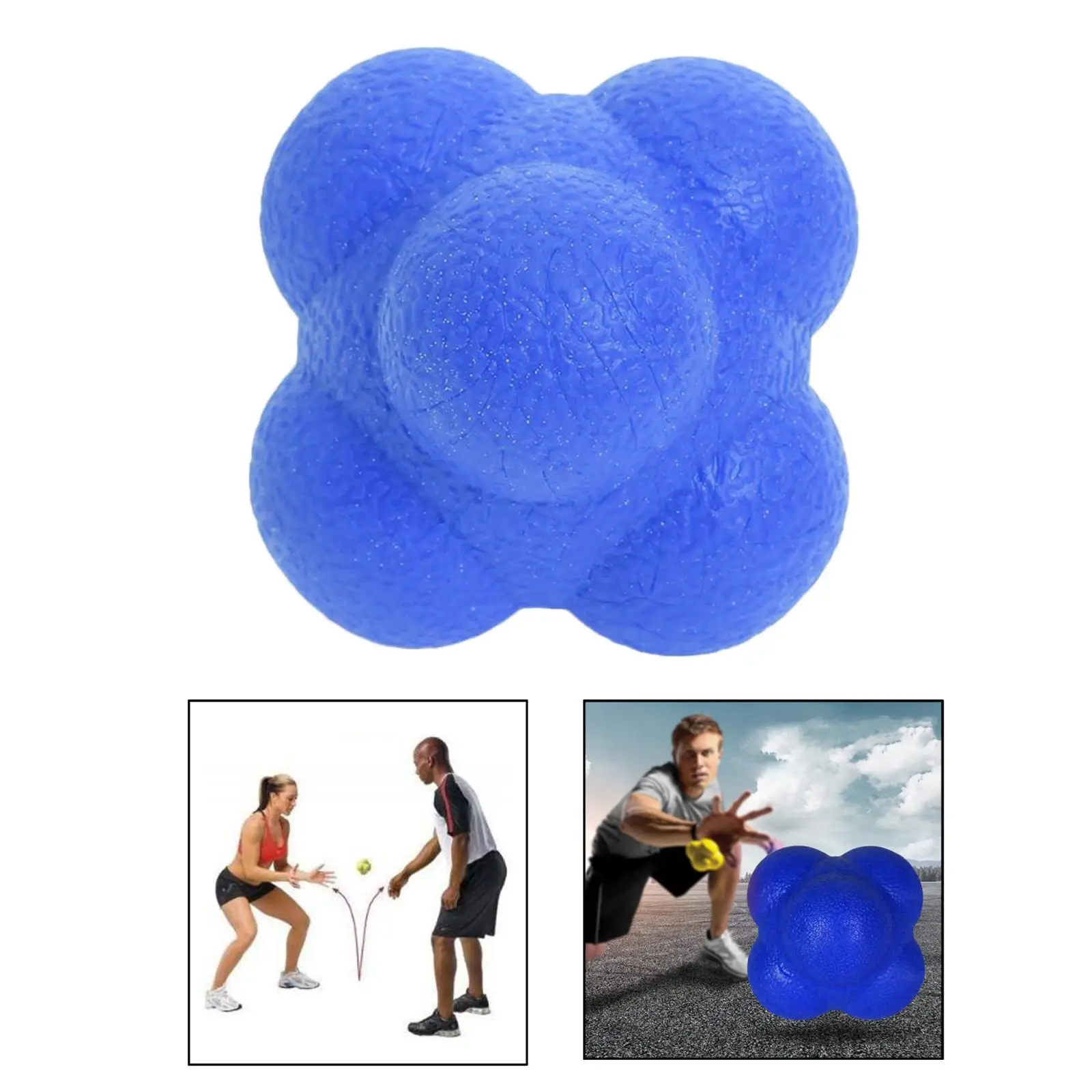 5.5cm Reaction Balls Agility Reflex Speed Training for Cricket Boxing Soccer 5.5cm Reaction Balls Agility Reflex Speed Training for Cricket Boxing Soccer