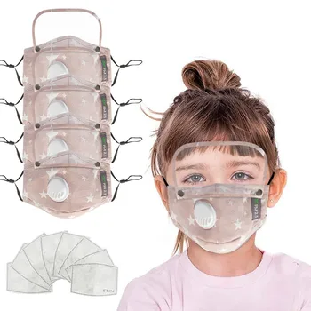 Mask 8PCS Kids' cotton print Washable Reusable Dustproof Protective Face Mask With 8PC Filters And Detachable Eye Shield Aug14
Mask 8PCS Kids' cotton print Washable Reusable Dustproof Protective Face Mask With 8PC Filters And Detachable Eye Shield Aug14