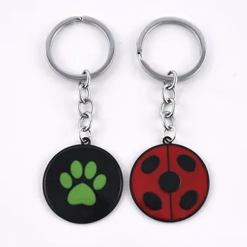 20pcs Ladybug and Cat Noir Keychain Enamel Cat Paw Ladybug Charm Key Chain Metal Icon Keyring Hero Cosplay Costume Anime Jewelry
20pcs Ladybug and Cat Noir Keychain Enamel Cat Paw Ladybug Charm Key Chain Metal Icon Keyring Hero Cosplay Costume Anime Jewelry
