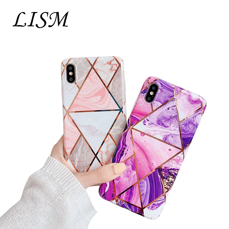 Phone case For iphone 11ProMax XR XS Glossy soft silicon case for iphone 6 6s 7 8 plus phone case cover with colour Splicing
Phone case For iphone 11ProMax XR XS Glossy soft silicon case for iphone 6 6s 7 8 plus phone case cover with colour Splicing