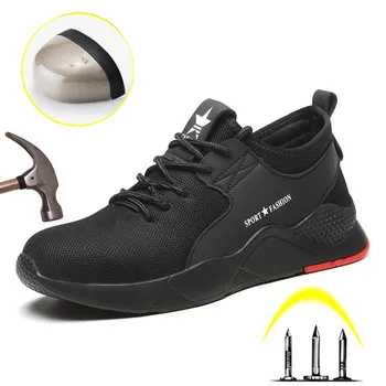 Indestructible Men Work Shoes Safety Steel Toe Anti-Smashing Ryder Shoes Casual Breathable Sneakers Boots Mens Construction Shoe
Indestructible Men Work Shoes Safety Steel Toe Anti-Smashing Ryder Shoes Casual Breathable Sneakers Boots Mens Construction Shoe