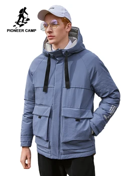Pioneer Camp Warm Fleece Down Jacket for Men Winter Hooded Zipper Black Blue Causal Men's Coats AYR901502
Pioneer Camp Warm Fleece Down Jacket for Men Winter Hooded Zipper Black Blue Causal Men's Coats AYR901502