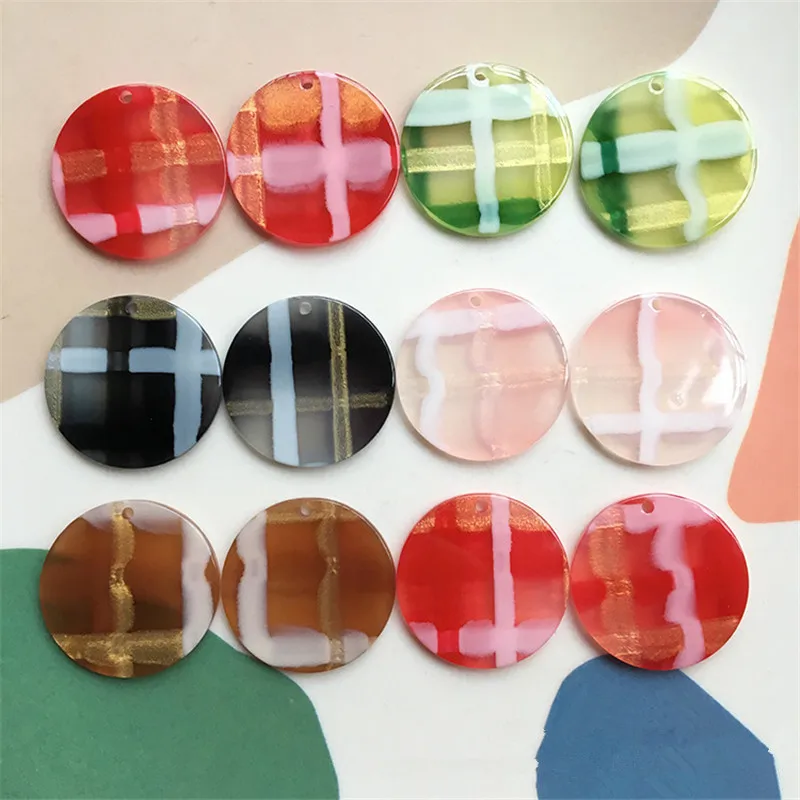 Spring style 50pcs/lot 25mm color print geometry rounds shape acrylic beads diy jewelry earring accessory
Spring style 50pcs/lot 25mm color print geometry rounds shape acrylic beads diy jewelry earring accessory