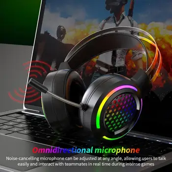 Surround Gaming Headset Stereo Surround USB 3.5 Jack Wired Headsets LED Gaming Headphones with Mic for Tablet PC PS4 Auriculares
Surround Gaming Headset Stereo Surround USB 3.5 Jack Wired Headsets LED Gaming Headphones with Mic for Tablet PC PS4 Auriculares