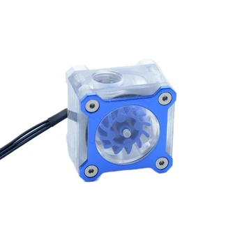 FREEZEMOD Computer Water Cooler Flow Meter Color Armor Version Aluminum Alloy Shell RGB LSJ-KJR Blue 
FREEZEMOD Computer Water Cooler Flow Meter Color Armor Version Aluminum Alloy Shell RGB LSJ-KJR Blue