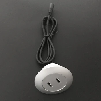 Dc5521 interface 1.03m dual USB mobile phone charging line input / output 5v2a mobile phone charging clamp furniture
Dc5521 interface 1.03m dual USB mobile phone charging line input / output 5v2a mobile phone charging clamp furniture