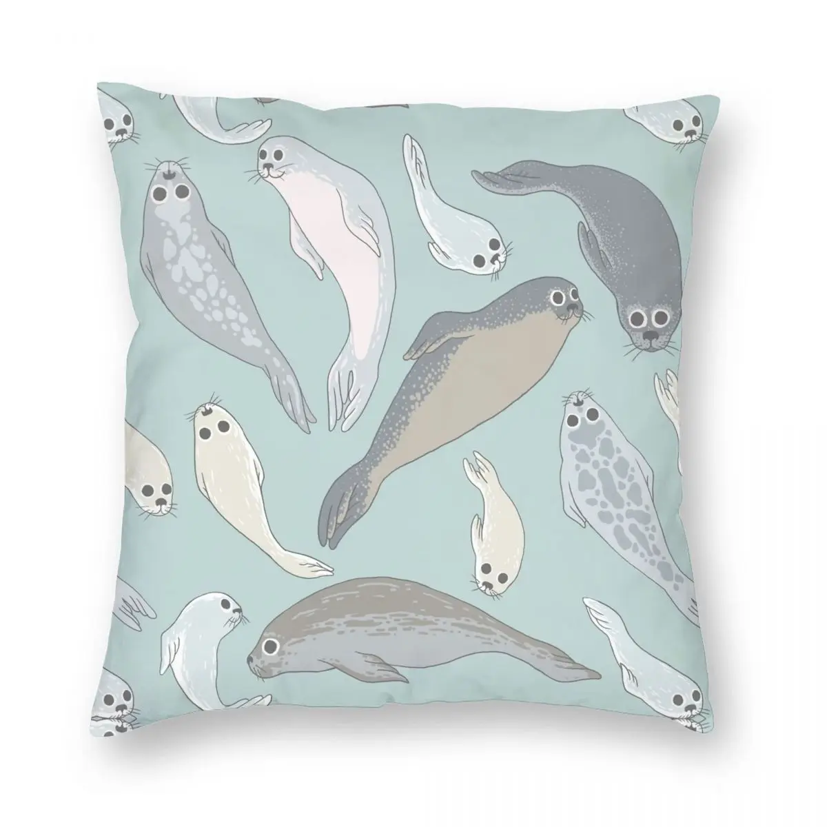Seals Square Pillowcase Polyester Linen Velvet Creative Zip Decor Home Cushion Cover 18"
Seals Square Pillowcase Polyester Linen Velvet Creative Zip Decor Home Cushion Cover 18"