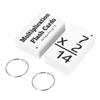 Education Multiplication Flash Cards 156 Cards 0-12 All Facts Skill Drill Flash Cards With 2 Rings School Educational Supplies
Education Multiplication Flash Cards 156 Cards 0-12 All Facts Skill Drill Flash Cards With 2 Rings School Educational Supplies