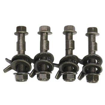 4Pcs 14Mm Steel Car Four Wheel Alignment Adjustable Camber Bolts 10.9 Intensity 
4Pcs 14Mm Steel Car Four Wheel Alignment Adjustable Camber Bolts 10.9 Intensity