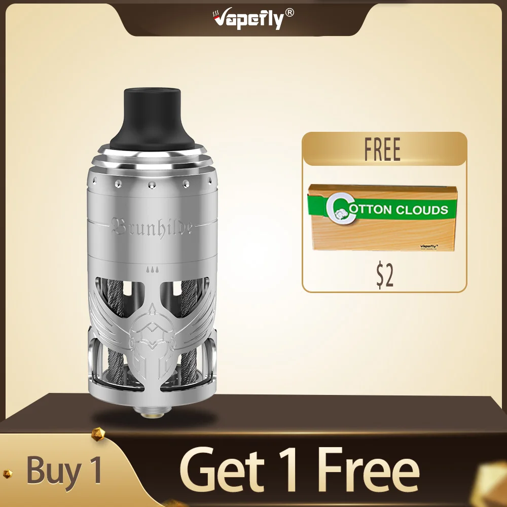 Vapefly брунхильд MTL RTA бак 5 мл с одной катушкой корпус 6 уровней воздушного потока