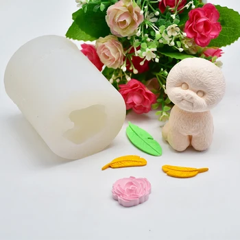 Bichon Dog Handmade Fondant Silicone Mold Ice Cream Modeling Mold Glue Home Crystal Ornaments Desktop Decoration Mold 
Bichon Dog Handmade Fondant Silicone Mold Ice Cream Modeling Mold Glue Home Crystal Ornaments Desktop Decoration Mold